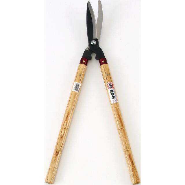 カマキ　強力型 刈込鋏　木柄 １６０ｍｍ　：No.15 ＜岸本農工具製作所＞