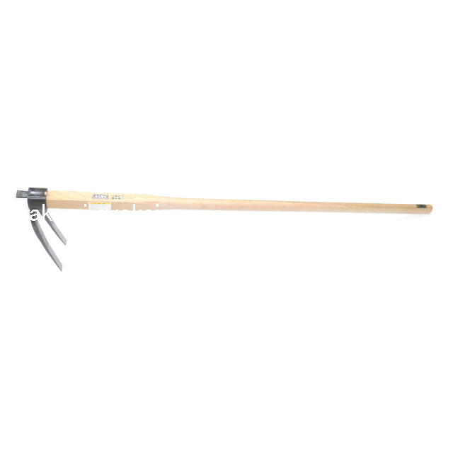 正和 大型鍬 二本爪備中鍬 1200mm 厳選本樫柄付：SA2030-2