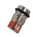 MUST TOOL SEMI(セミ) ワンタッチソケット 40Ｖ対応 シングルショート 14mm 差込角12.7mm 6角  4WS14S-6K：No.19910＜イチネンアクセス・ミツトモ＞