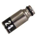 MUST TOOL SEMI(セミ) ワンタッチソケット 40Ｖ対応 シングル 24mm 差込角12.7mm 6角  4WS24-6K：No.19922＜イチネンアクセス・ミツトモ＞