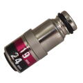 MUST TOOL SEMI(セミ) ワンタッチソケット 40Ｖ対応 ダブルインスライド 19×24mm 差込角12.7mm 6角  4WS1924I-6K：No.19924＜イチネンアクセス・ミツトモ＞