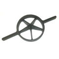 両手竹割り器（鋳物製）内径約１８０ｍｍ　大５ッ割　孟宗竹用