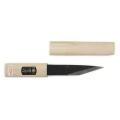 昭三作 手造り 横手小刀　鞘入り（大工・竹細工用）黒打 １３５ｍｍ：No.1-135B＜池内刃物＞