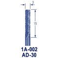 東京オートマック 木彫機　回転工具用　超硬バー　AD-３０（１A-００２）　#2000＜AUTOMACH＞
