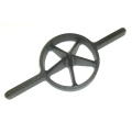 両手竹割り器（鋳物製）内径約１３０ｍｍ　中５ッ割