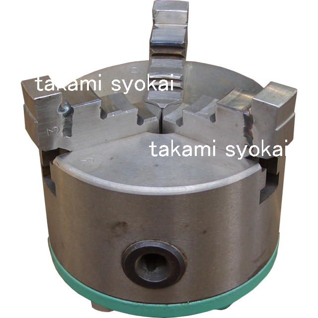 【送料、代引手数料無料】山戸（やまと） スクロールチャック　１００ｍｍ（４吋）　３ッ爪（標準外爪溶接付き）　木旋クールシリーズ用別売部品＜山戸製作所＞