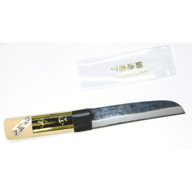 正和  土佐竹割り包丁 胴金付 青鋼入１６５ｍｍ〈竹細工・竹工芸用〉