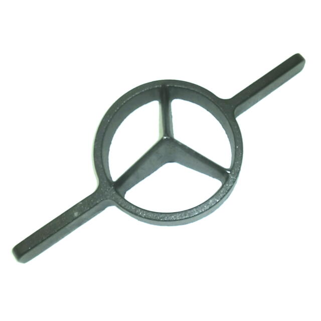 両手竹割り器（鋳物製）内径約１３０ｍｍ　中３ッ割