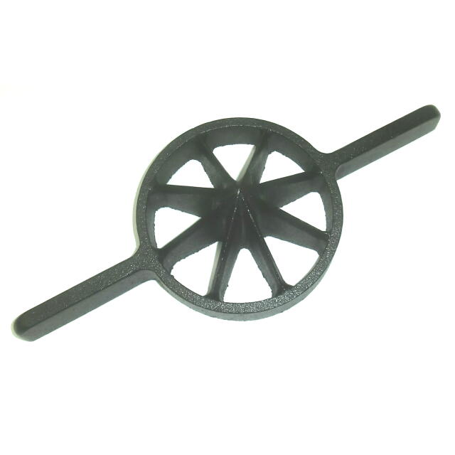 両手竹割り器（鋳物製）内径約１３０ｍｍ　中８ッ割