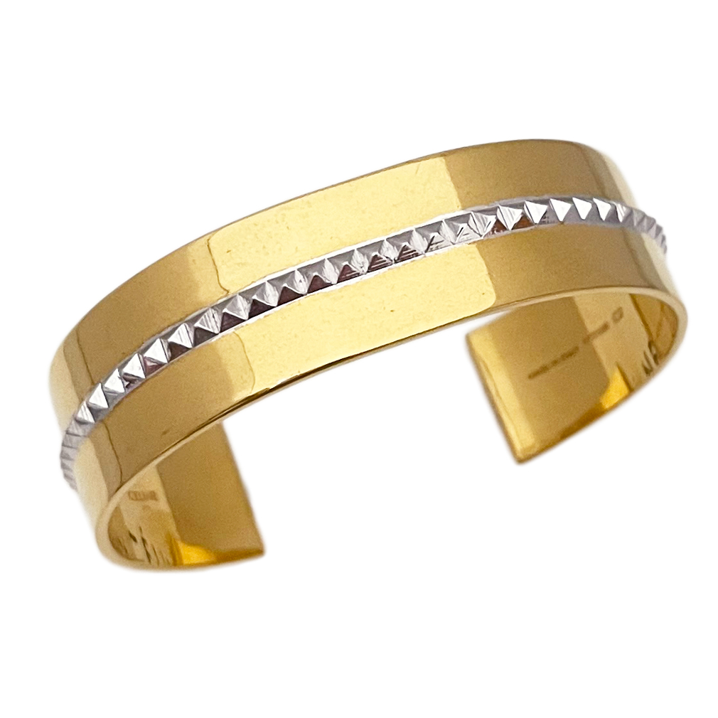 セリーヌ　 スタッズ　バングル　ゴールド　CELINE