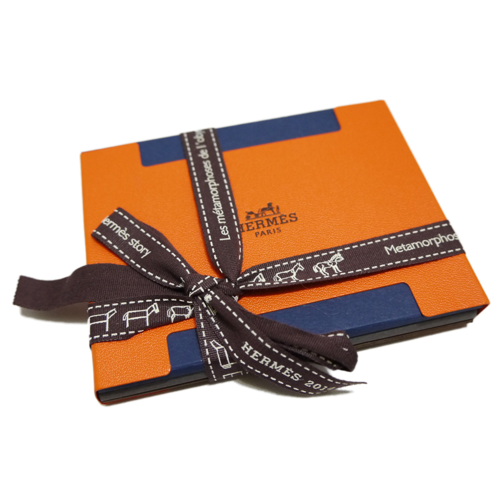 エルメス　ポストイット　3冊セット　ネイビー系　HERMES