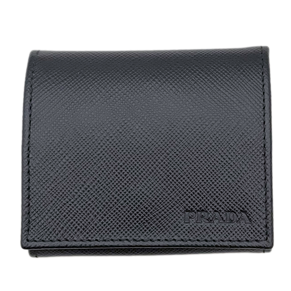 プラダ　メンズ　サフィアーノレザー　コインケース　黒 2MM935　PRADA