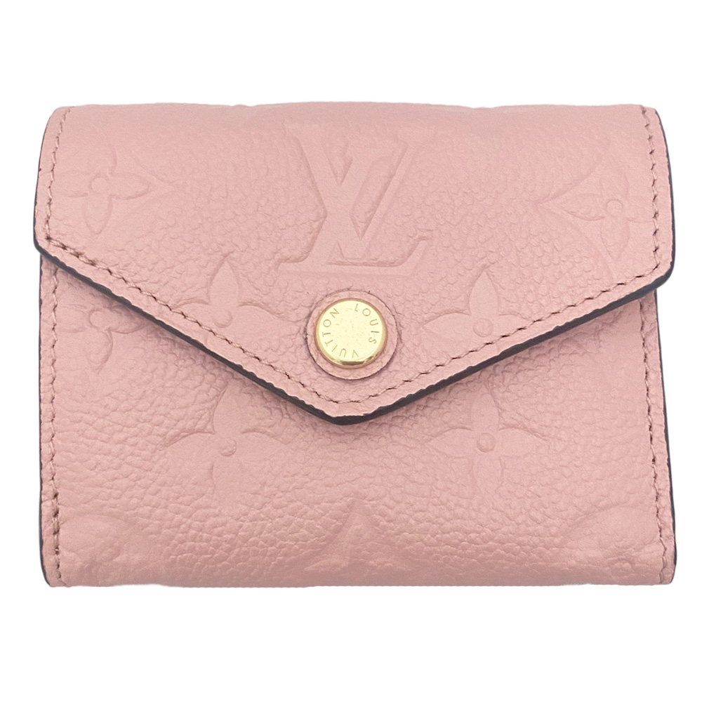 ルイヴィトン　コンパクト折り財布　ポルトフォイユ・ゾエ  M62936　ピンク　LOUIS VUITTON