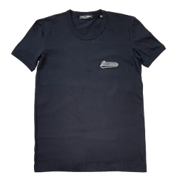 ドルチェ＆ガッバーナ  クルーネック　Tシャツ　黒　＃38　DOLCE&GABBANA