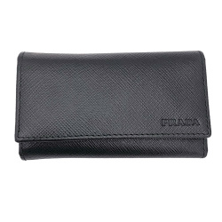 プラダ　メンズ　サフィアーノレザー　6連キーケース　黒　2PG222　PRADA