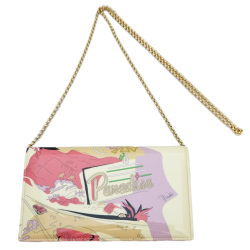 エミリオプッチ　チェーン付き　お財布バッグ（長財布・クラッチバッグ）　ピンク　EMILIO PUCCI