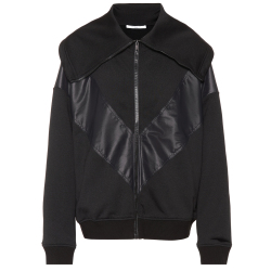 ジバンシィ　Vロゴ　ボンバージャケット　スウェットブルゾン　黒　#36　GIVENCHY