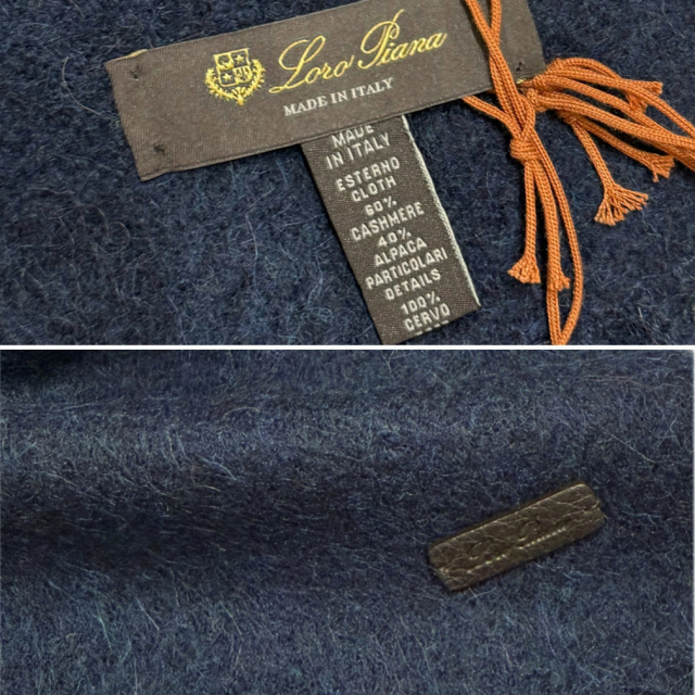 【美品】Loro Piana ロロピアーナ　マフラー　大判　カシミヤ　ペイズリー 美品 ロロピアーナ カシミヤ100% 大判マフラー ストール ペイズリー柄