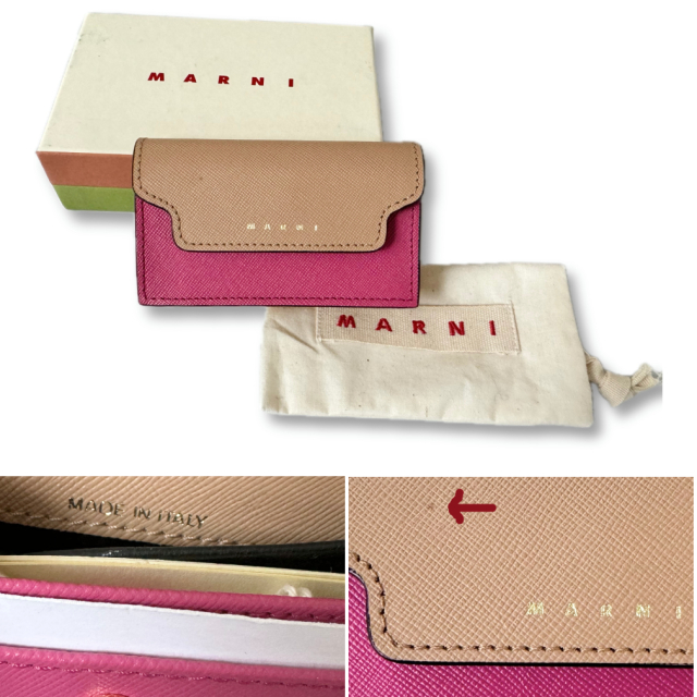 新品・未使用　MARNI カードケース 楽天市場】MARNI マルニ カードケース PFMI0008U7 P4893 メンズ
