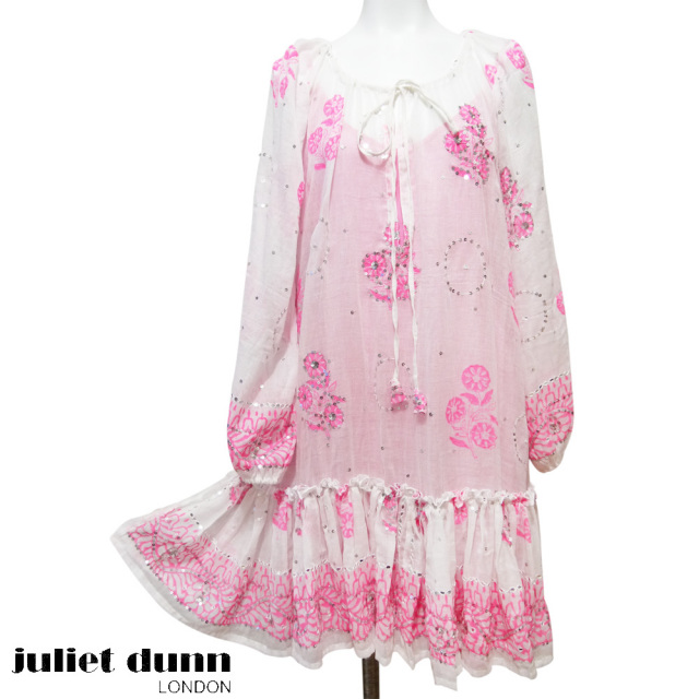 Price down】juliet dunn london 水着の上に可愛い ネオンカラー 長袖  