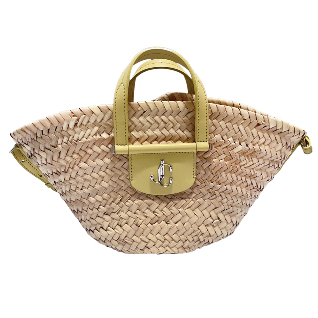 美品　JIMMY CHOO　かごバッグ JIMMY CHOO - ジミーチュウ かごバッグ 完売モデルの通販 by