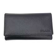 プラダ　メンズ　サフィアーノレザー　6連キーケース　黒　2PG222　PRADA