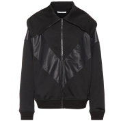 ジバンシィ　Vロゴ　ボンバージャケット　スウェットブルゾン　黒　#36　GIVENCHY