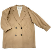 マックスマーラのアウトレットDIFFUSIONE TESSILE チェスターコート  キャメル#40  MaxMara