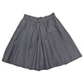 プラダ　キュロットスカート　チャコールグレー　#40　PRADA