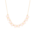 ケイトスペード　リボンネックレス（bow shoppe row necklace）ピンク　kate spade