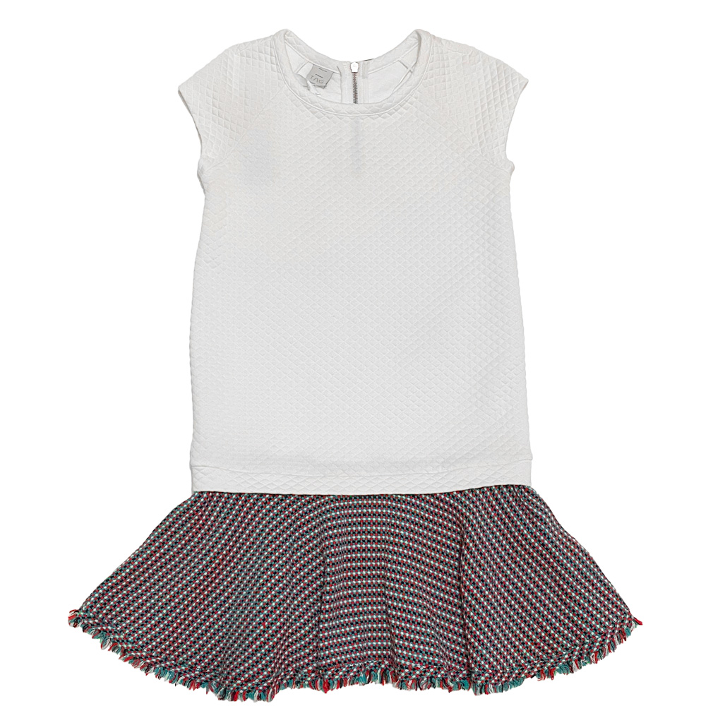ピンコ　キルティング　ワンピース　白　＃XS　PINKO