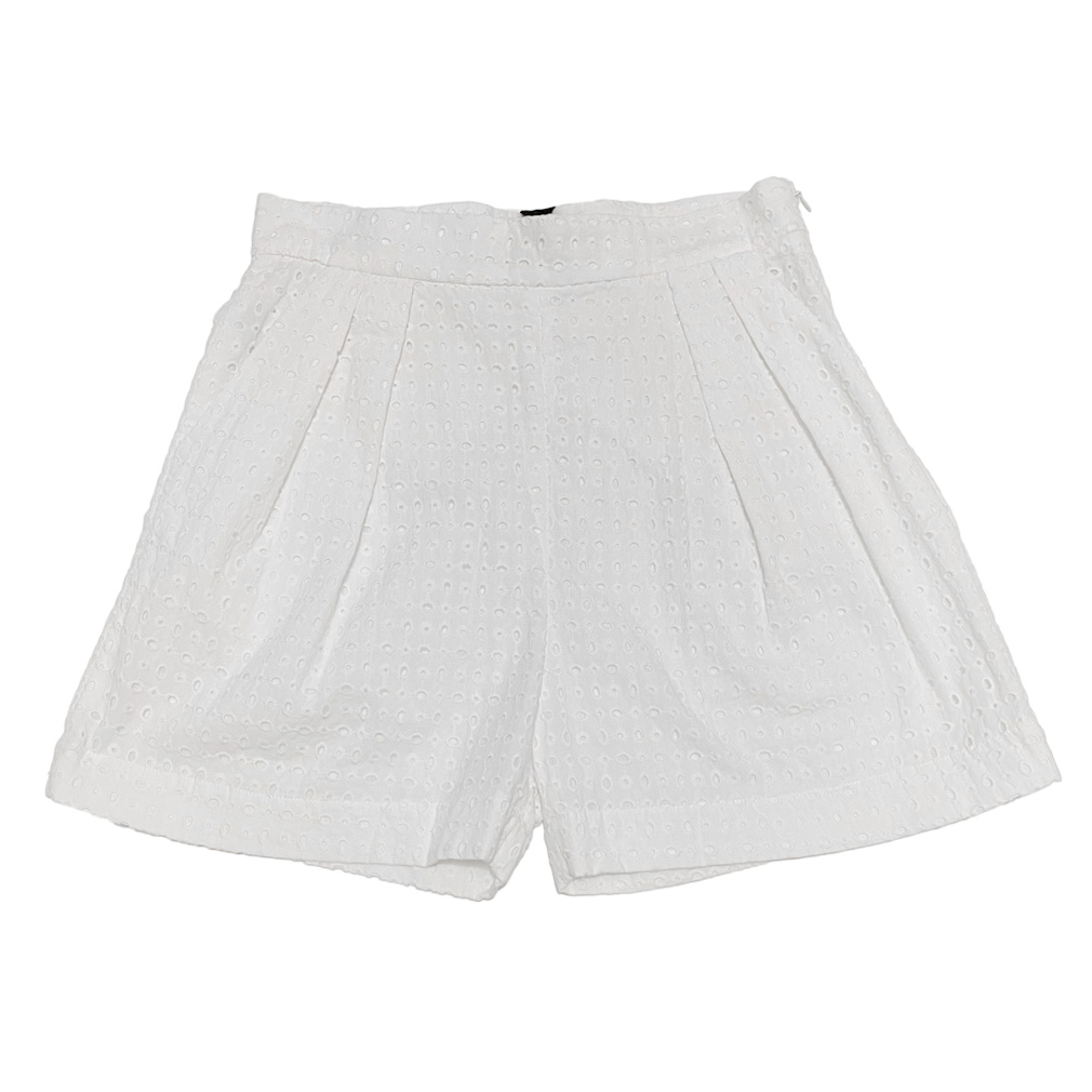 ピンコ　コットンレース　ショートパンツ　白　＃40　PINKO