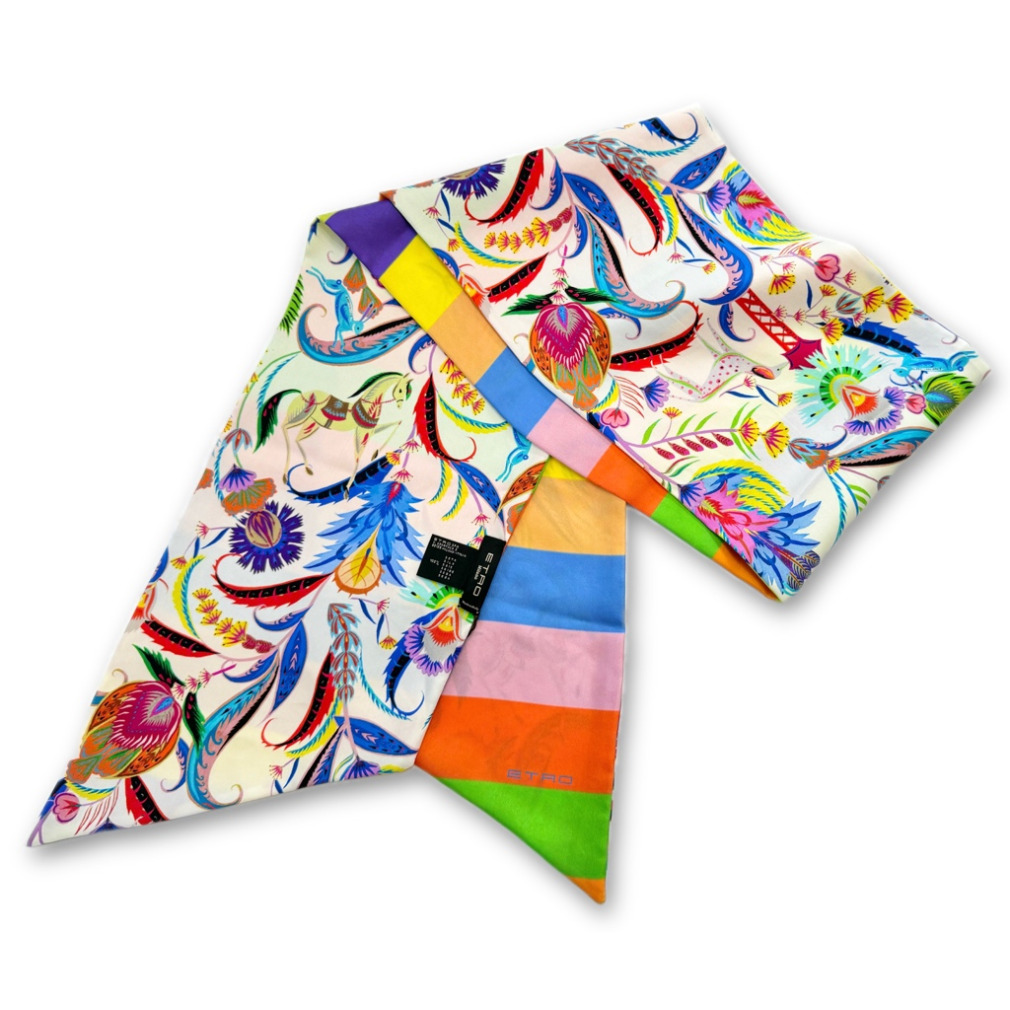 エトロ　リバーシブル　スカーフ　ETRO