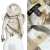 ロロピアーナ　コットンシルク　スクエアスカーフ　ホワイト　Loro Piana