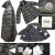 モンクレール　ダウンジャケット（コート）　TORCY GIUBBOTTO　カモフラージュ迷彩カーキ　#1  MONCLER