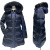プラダ　ファー付　ロングダウンジャケット（コート）29P117　ネイビー(NOTTE)　#42　PRADA