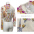 エミリオプッチ　シルクニット　蝶々柄カーディガン　白　#M　EMILIO PUCCI