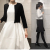 C by bloomingdale's　カシミア100％　ショート丈ボレロカーディガン　黒　#XS #S #M