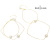 Melissa Mcarthur Jewellery ロンドン発ワイヤージュエリー22kゴールド　3WAY淡水パールピアス　メリッサマッカーサージュエリー