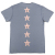 ルシアンペラフィネ　メンズ　WALK OF FAME　Tシャツ　グレー　#S　lucien pellat-finet