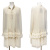 ツインセット 長袖シフォンワンピース　白  #XS TWIN-SET