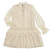 ツインセット 長袖シフォンワンピース　白  #XS TWIN-SET