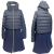 ヘルノ ウール＆ナイロン切り替えダウンコートジャケット PI1214D ネイビー #40  HERNO