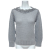 エルマンノシェルヴィーノ　カシミア100％セーター　グレー　#38　ERMANNO SCERVINO