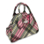 ヴィヴィアンウエストウッド　チェック柄 ヤスミン 2WAYショルダーバッグ(ハンドバッグ) オーブ ピンク×カーキ　Vivienne Westwood
