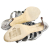 マノロブラニク　ミュールサンダル　シルバー　#35　MANOLO BLAHNIK