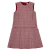 レッドヴァレンティノ　プリーツワンピース　グレンチェック ボルドー　#40　RED VALENTINO