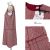 レッドヴァレンティノ　プリーツワンピース　グレンチェック ボルドー　#40　RED VALENTINO