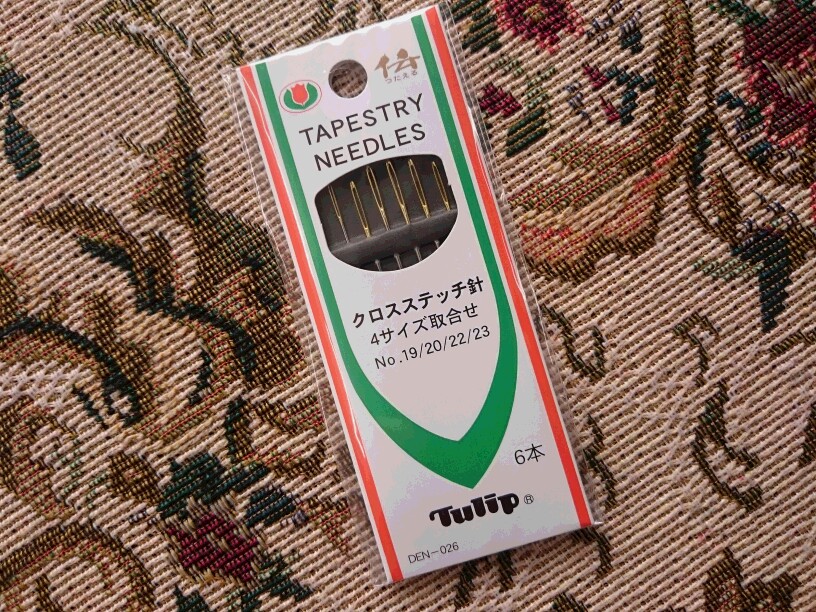 クロスステッチ　針　チューリップ