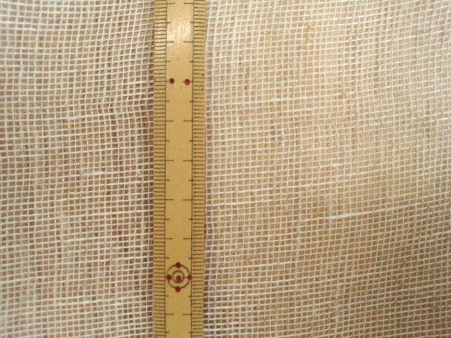 蚊帳地　平織生地